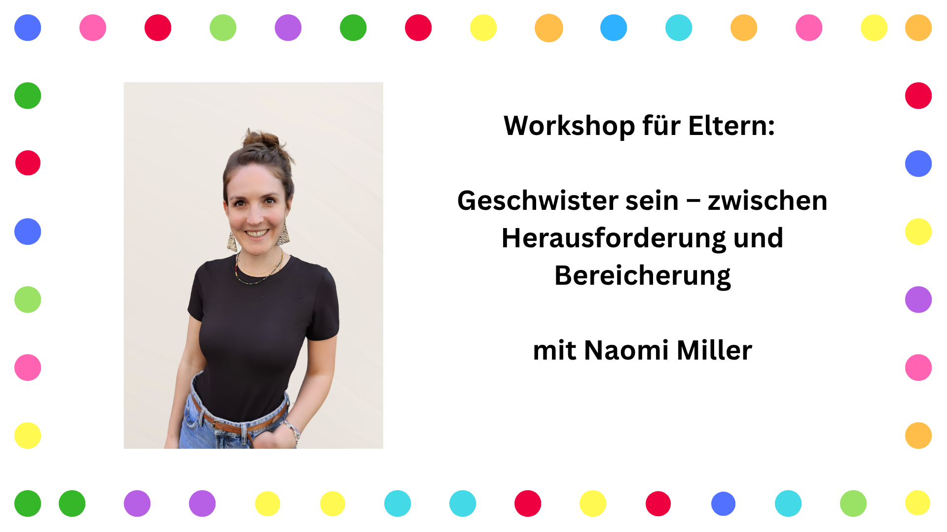 Online-Workshop für Eltern: Geschwister sein – zwischen Herausforderung und Bereicherung